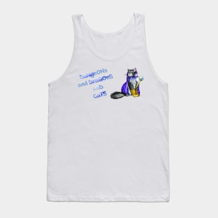 Dungeons and dragons and cats dungeon meowster Tank Top